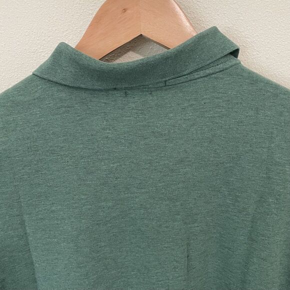 Polo Ralph Lauren Polo Shirt Mens XL Short Sleeve Green Pony Logo Preppy - Picture 8 of 9
